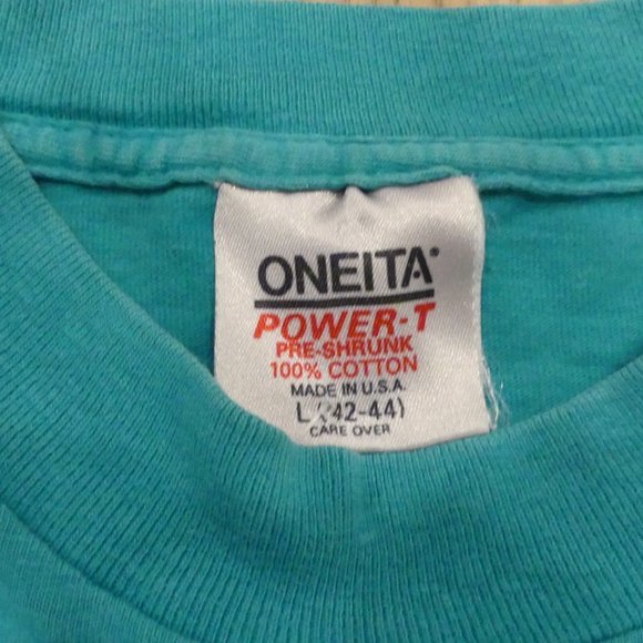 Vintage Oneita Denver Colorado Serve & Protect American Wilderness T-Shirt - Picture 2 of 4